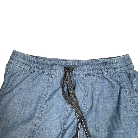 J. CREW Point Sur Seaside Chambray Drawstring Shorts Women's Size XS - Picture 5 of 16